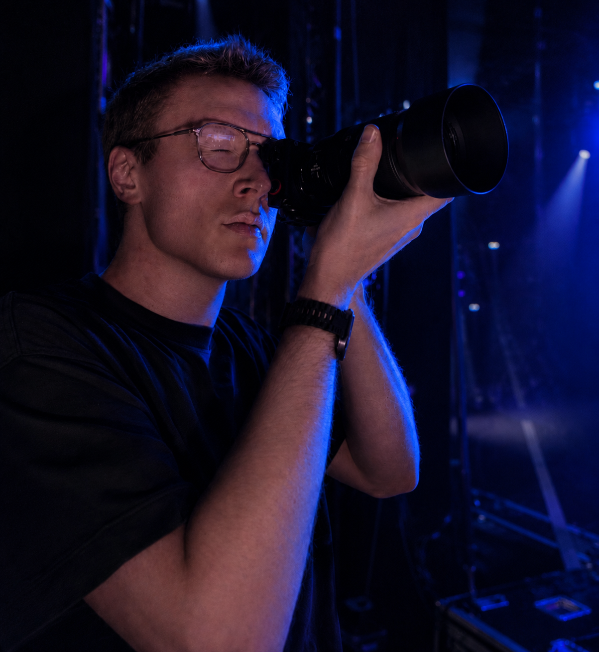 Mikkel behind the camera
